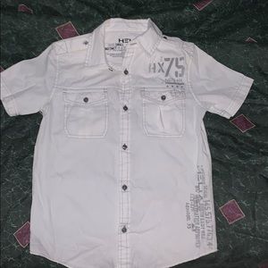 Boys Helix size small button down shirt